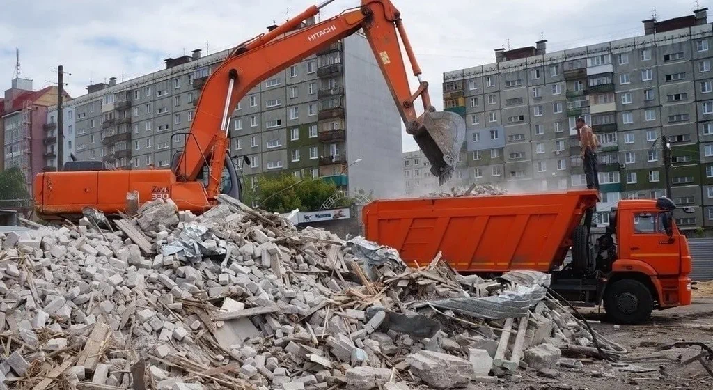 Профессиональный вывоз строительного мусора в Горном-Алтайске в октябре