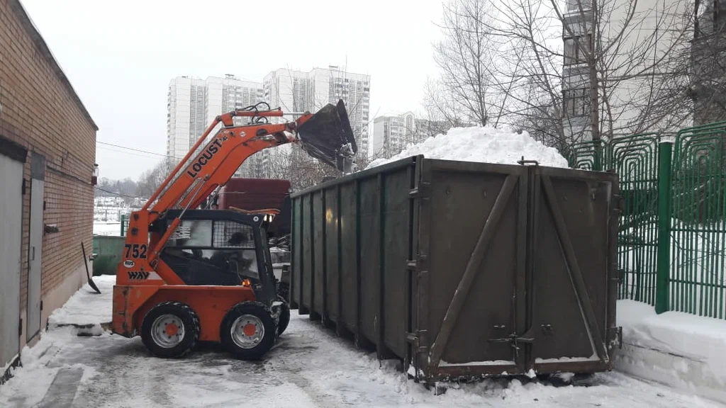 Вывоз снега контейнерами в Горном-Алтайске — цена от 3318 руб., заказать контейнер для снега в ПроМусор